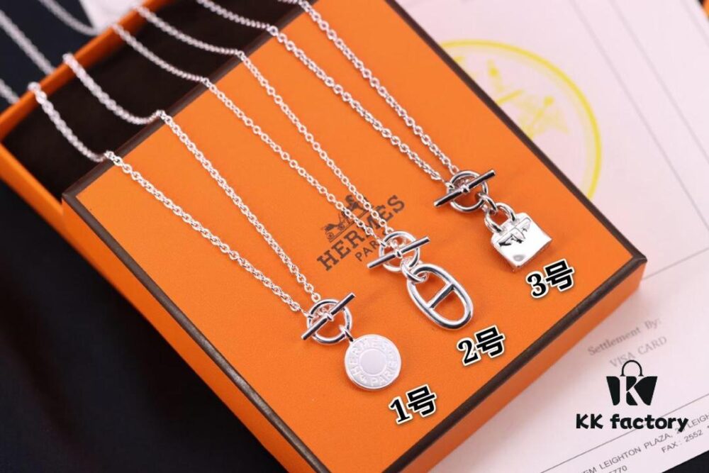 692fc92899f2d84055c89092 Hermes Needle Buckle Necklace Series