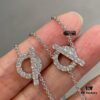 692fc92899f2d84055c89093 Hermes Finesse Series, Small Q, New Silver Color, Y-Necklace and Bracelet