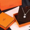 692fc92999f2d84055c89094 Hermes Disc Pin Buckle Necklace, Hermes Pig Nose Pin Buckle Necklace, Hermes Birkin Bag Pin Buckle Necklace