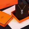 692fc92a99f2d84055c89098 Hermes Disc Pin Buckle Necklace, Hermes Pig Nose Pin Buckle Necklace, Hermes Birkin Bag Pin Buckle Necklace