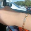 692fc92a99f2d84055c89099 New Arrival Hermès Kelly Series Bracelet, Pure Silver with Thick Gold Plating, Standard 18K Rose Gold Tone, Lightweight and Elegant Design, Iconic Kelly Lock Closure, A Must-Have Accessory for Stylish Women