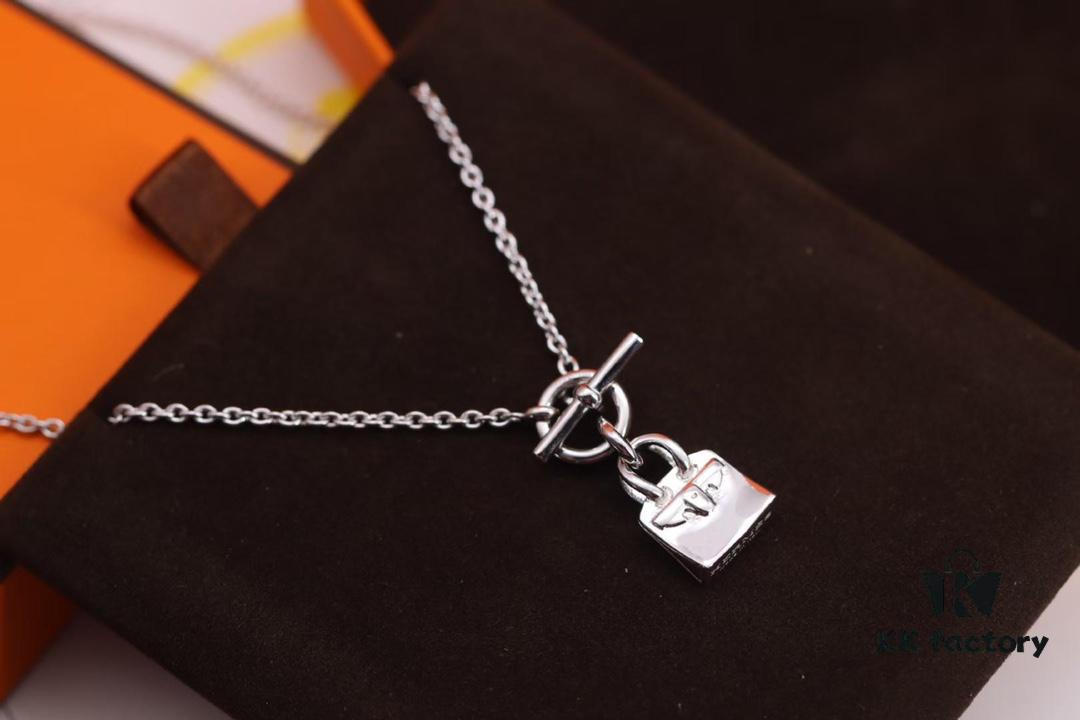 692fc92b99f2d84055c8909a Hermes Disc Pin Buckle Necklace, Hermes Pig Nose Pin Buckle Necklace, Hermes Birkin Bag Pin Buckle Necklace