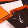 692fc92b99f2d84055c8909b Hermes Disc Pin Buckle Necklace, Hermes Pig Nose Pin Buckle Necklace, Hermes Birkin Bag Pin Buckle Necklace