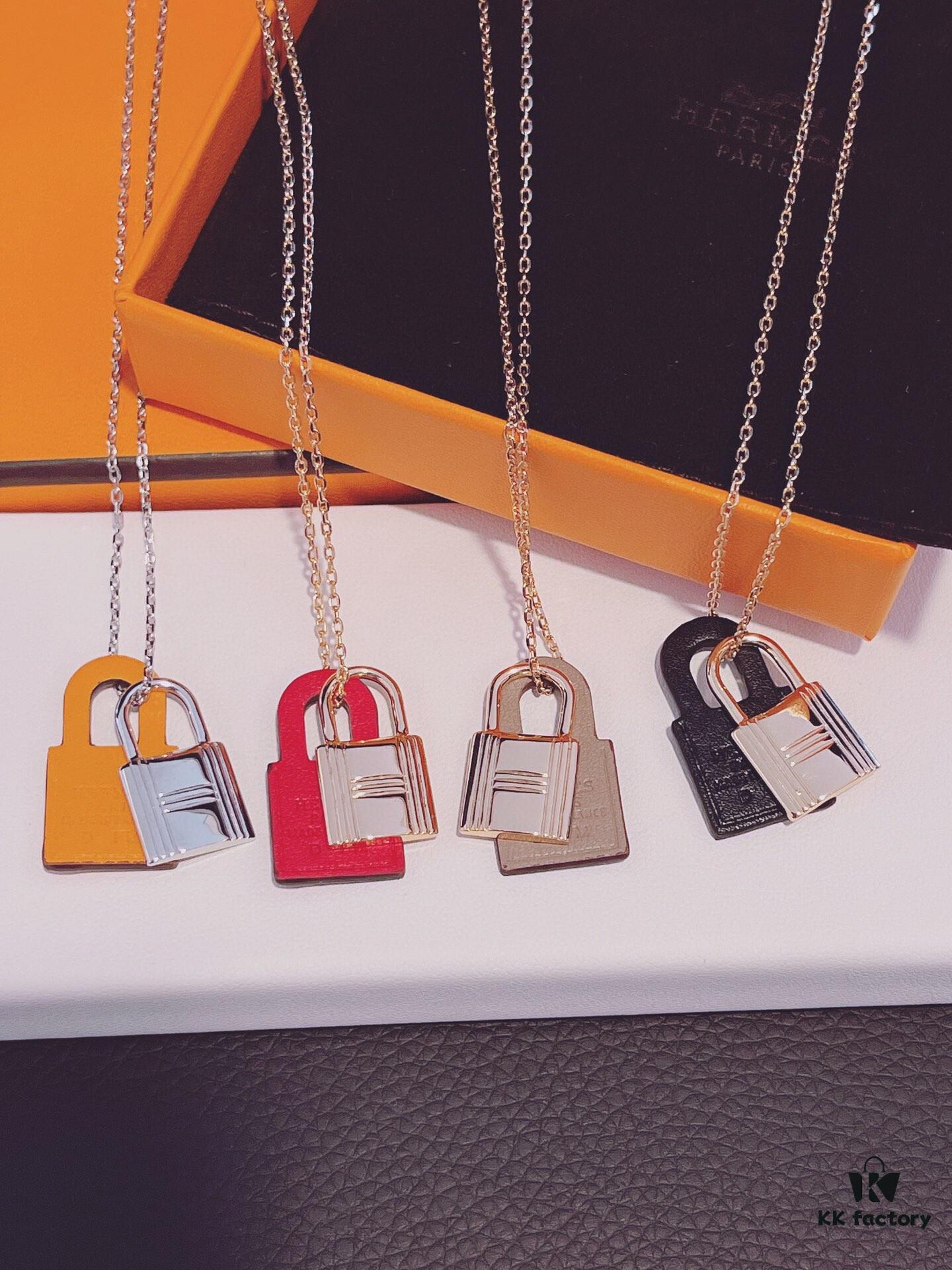 692fc93699f2d84055c890b3 Hermès Calfskin Necklace