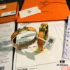692fc93f99f2d84055c890c7 Hermes 1:1 Replica Sticker, Label, Receipt Set Available in Rose Gold - Hermes CLIC Enamel H Bracelet Classic Couple's Style