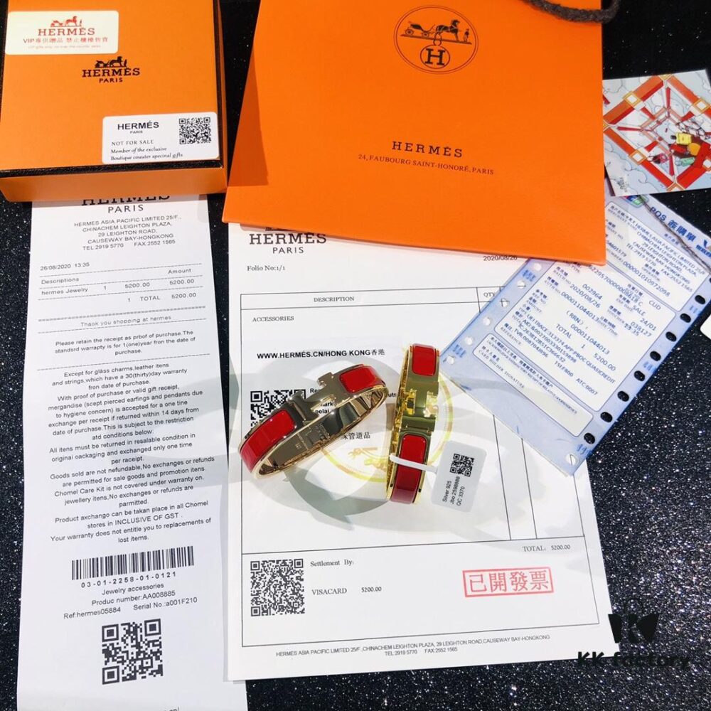 692fc94599f2d84055c890cf Hermès High-Replica Enamel Clic H Bracelet in Rose Gold – Full Set with Stickers, Tags, and Receipts – Classic Couple's Style, Sizes 17 & 19