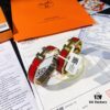 692fc94899f2d84055c890d4 Hermès High-Replica Enamel Clic H Bracelet in Rose Gold – Full Set with Stickers, Tags, and Receipts – Classic Couple's Style, Sizes 17 & 19