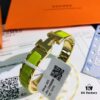 692fc95199f2d84055c890e2 Hermès High-Replica Enamel 'Clic H' Bracelet in Rose Gold – Classic Unisex Design, Perfect for Couples, Sizes 17 & 19 Available