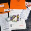 692fc95599f2d84055c890e7 Hermes 1:1 Replica Sticker, Label, Receipt Set 🛍️ Rose Gold Edition ✨ In Stock | Hermès CLIC Enamel H Bracelet – Classic Unisex Design, Perfect for Couples