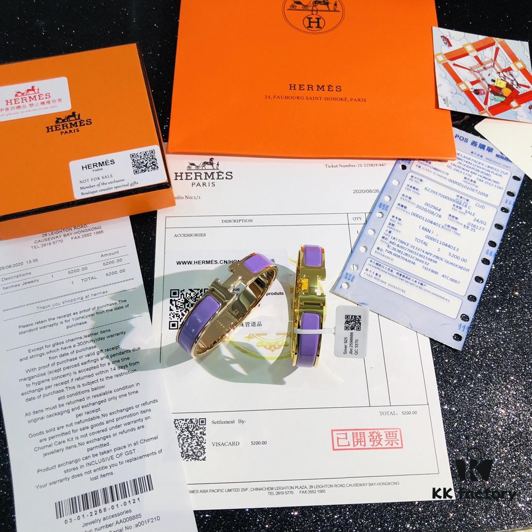 692fc95599f2d84055c890e7 Hermes 1:1 Replica Sticker, Label, Receipt Set 🛍️ Rose Gold Edition ✨ In Stock | Hermès CLIC Enamel H Bracelet – Classic Unisex Design, Perfect for Couples