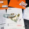 692fc96499f2d84055c890fb Hermès 1:1 Replica Sticker, Label, Receipt Set 🏷️🧾 Rose Gold Purchased Version Available In Stock Herme*CLIC Enamel H Bracelet