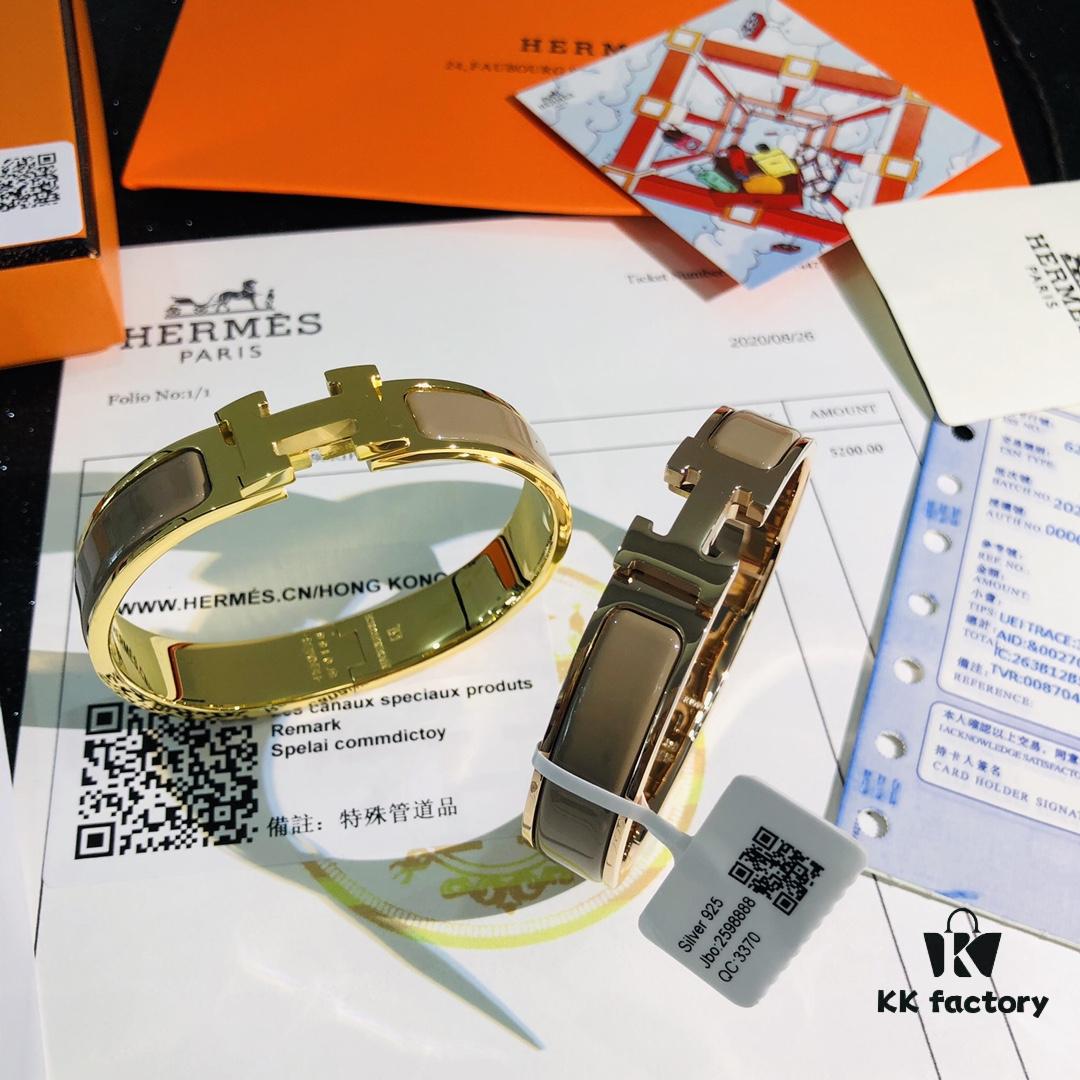 692fc96699f2d84055c890fc Hermès 1:1 Replica Sticker, Label, Receipt Set 🏷️🧾 Rose Gold Edition, Herme*CLIC Enamel H Bracelet, Classic Unisex Design, Perfect for Couples