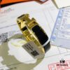 Hermes High-Replica Enamel Clic H Bracelet in Rose Gold – Full Set with Stickers, Tags, and Receipts