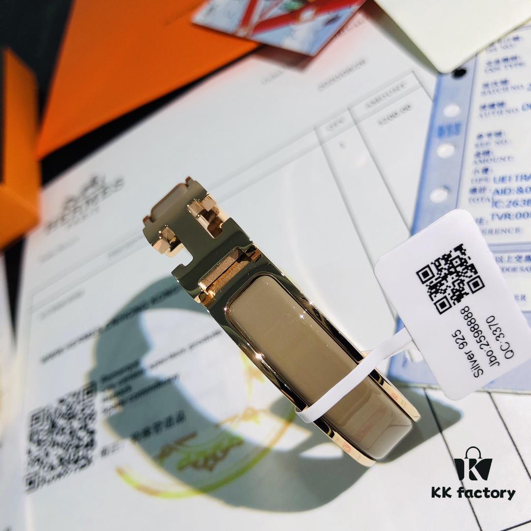 692fc96c99f2d84055c89104 Hermès 1:1 Replica Sticker, Label, Receipt Set 🏷️🧾 Rose Gold Edition, Herme*CLIC Enamel H Bracelet, Classic Unisex Design, Perfect for Couples