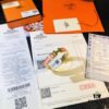 692fc97499f2d84055c89114 Hermes High-Replica Enamel Clic H Bracelet in Rose Gold – Full Set with Stickers, Labels, and Receipts – Classic Unisex Design
