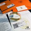 692fc97699f2d84055c89118 Hermes High-Replica Enamel Clic H Bracelet in Rose Gold – Full Set with Stickers, Labels, and Receipts – Classic Unisex Design