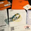 692fc97899f2d84055c8911b Hermes High-Replica Enamel Clic H Bangle Bracelet in Rose Gold – Complete Set with Stickers, Tags, and Receipts – Classic Unisex Design for Men and Women