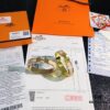 692fc97999f2d84055c89120 Hermes One-to-One Replica Sticker, Label, Receipt Set 🌹 Rose Gold Purchased Version 😎 Available in Stock Hermes CLIC Enamel H Bracelet