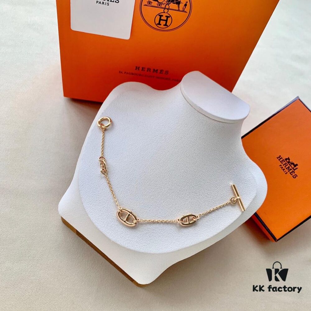 692fc97d99f2d84055c8912b Hermes H Pig Nose Bracelet, Latest Jewelry Collection from Boutique! A Perfect Classic Icon!
