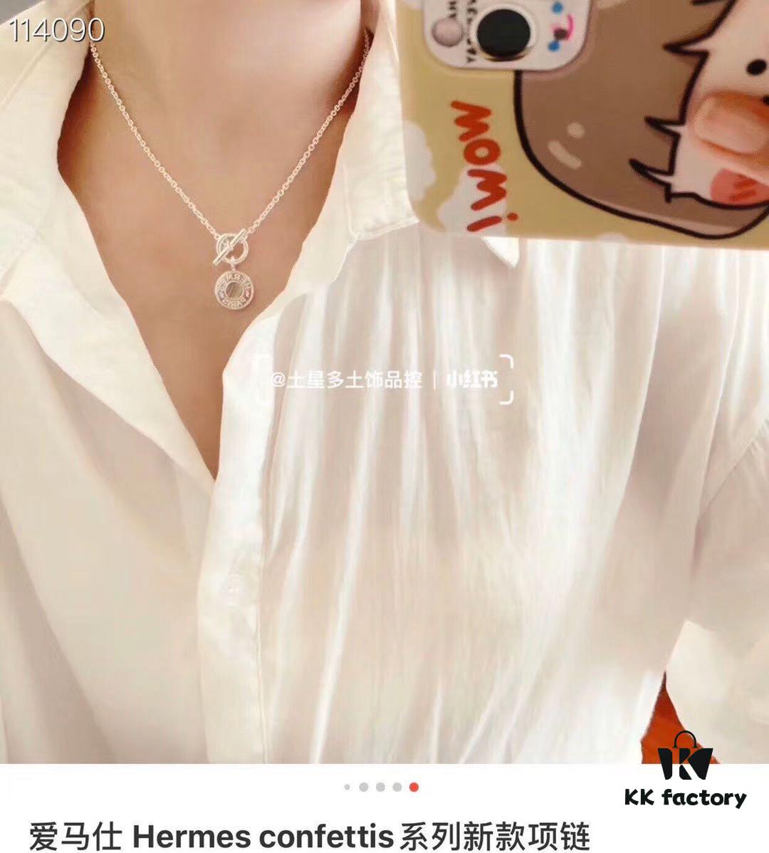 Hermes New Arrival Necklace from the Confettis Collection