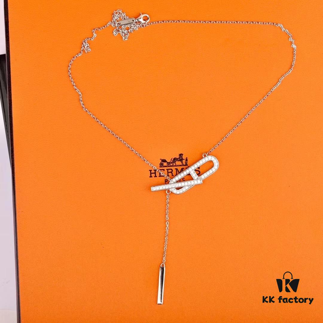 692fc98799f2d84055c8913f New Arrival Hot Pig Nose 🐽 Hermès® Necklace 1:1 High-Quality Custom Edition, Electroplated 18K Gold, Original Materials, Cabinet-Synchronized CNC Polishing