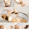 692fc99699f2d84055c89154 Hermes Classic Enamel Bracelet, Same Style as Lin Xin Tong's Celebrity Choice