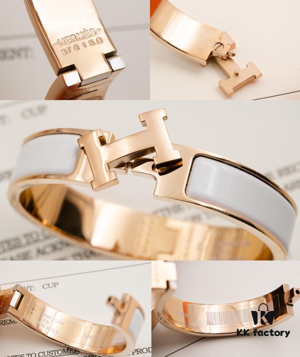 692fc99699f2d84055c89154 Hermes Classic Enamel Bracelet, Same Style as Lin Xin Tong's Celebrity Choice