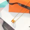 692fc99c99f2d84055c89161 Classic H Necklace, Precision CNC Carved, Sharp Clean Angles, Available in Gold and Rose Gold