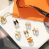 692fc9a099f2d84055c89169 Classic H Necklace, Precision CNC Carved, Sharp Clean Angles, Available in Gold and Rose Gold
