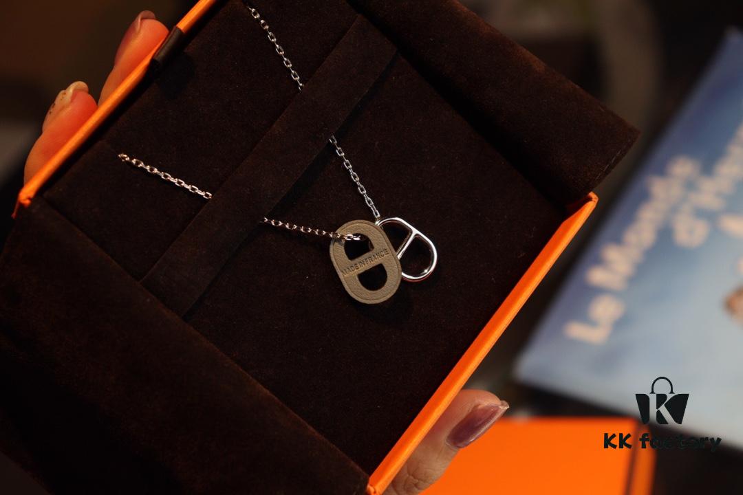 692fc9a299f2d84055c8916e Affordable Hermès-style Pig Nose Necklace by o'mai|lon