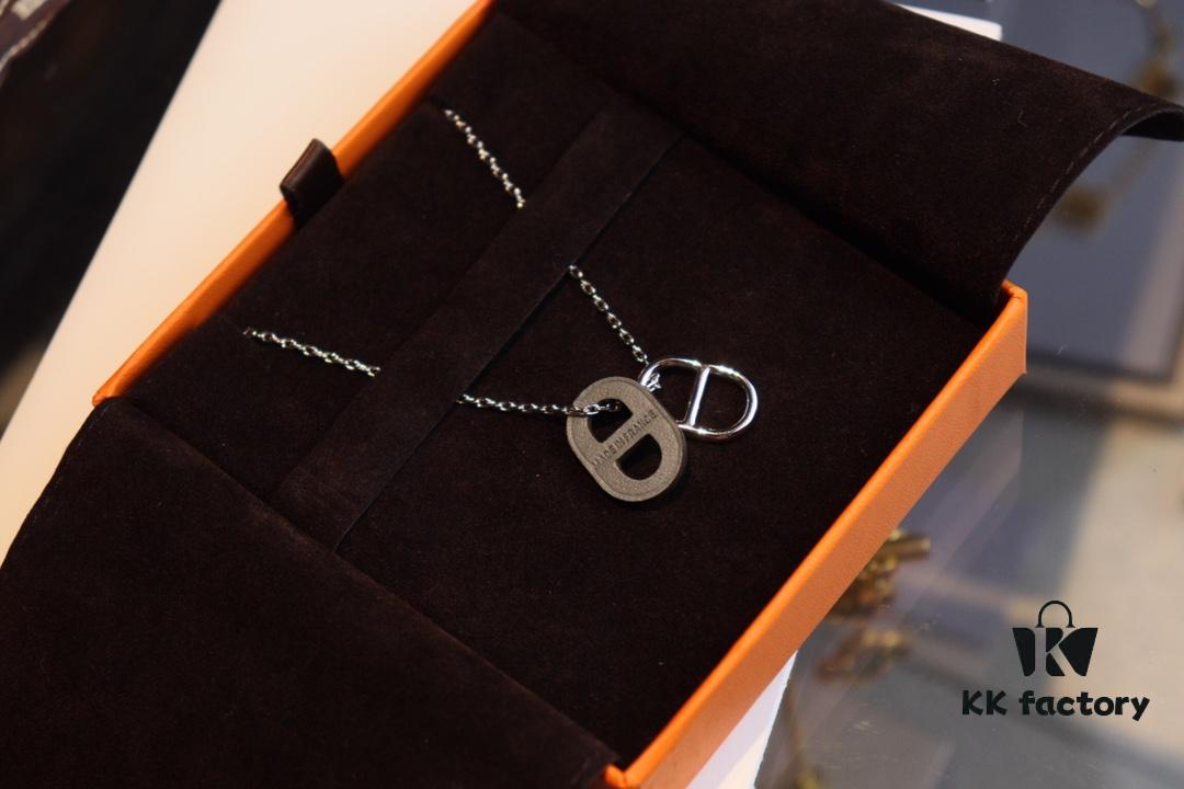 692fc9a299f2d84055c8916f Affordable Hermès-style Pig Nose Necklace by o'mai|lon