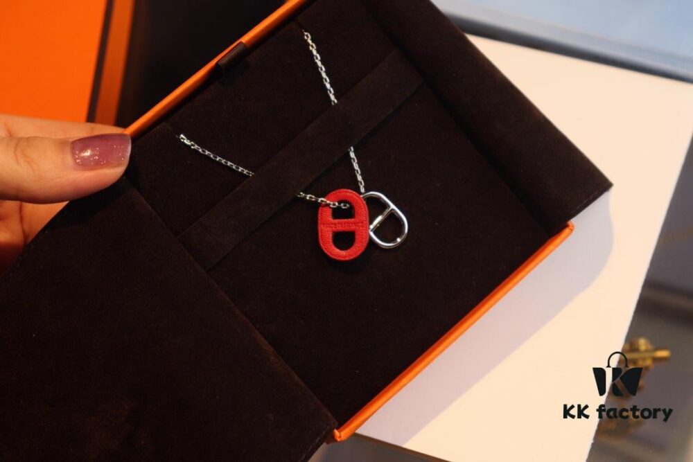 692fc9a399f2d84055c89170 Affordable Hermès-style Pig Nose Necklace by o'mai|lon
