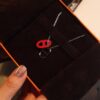 692fc9a499f2d84055c89173 Affordable Hermès-style Pig Nose Necklace by o'mai|lon