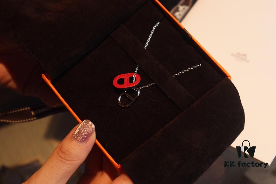 692fc9a499f2d84055c89173 Affordable Hermès-style Pig Nose Necklace by o'mai|lon