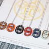 692fc9a999f2d84055c8917f Hermès-Inspired Necklace, SEIKO Version, Fashionable Designer Brand, Genuine Leather Craftsmanship, Gold-Tone Material