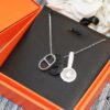 692fc9a999f2d84055c89180 Hermès-Inspired Necklace, SEIKO Version, Fashionable Designer Brand, Genuine Leather Craftsmanship, Gold-Tone Material