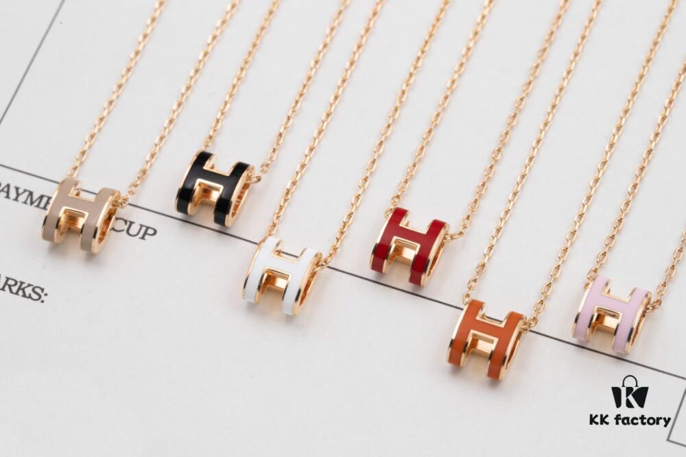 692fc9b599f2d84055c89190 Mini POP Hermès H Pendant Necklace