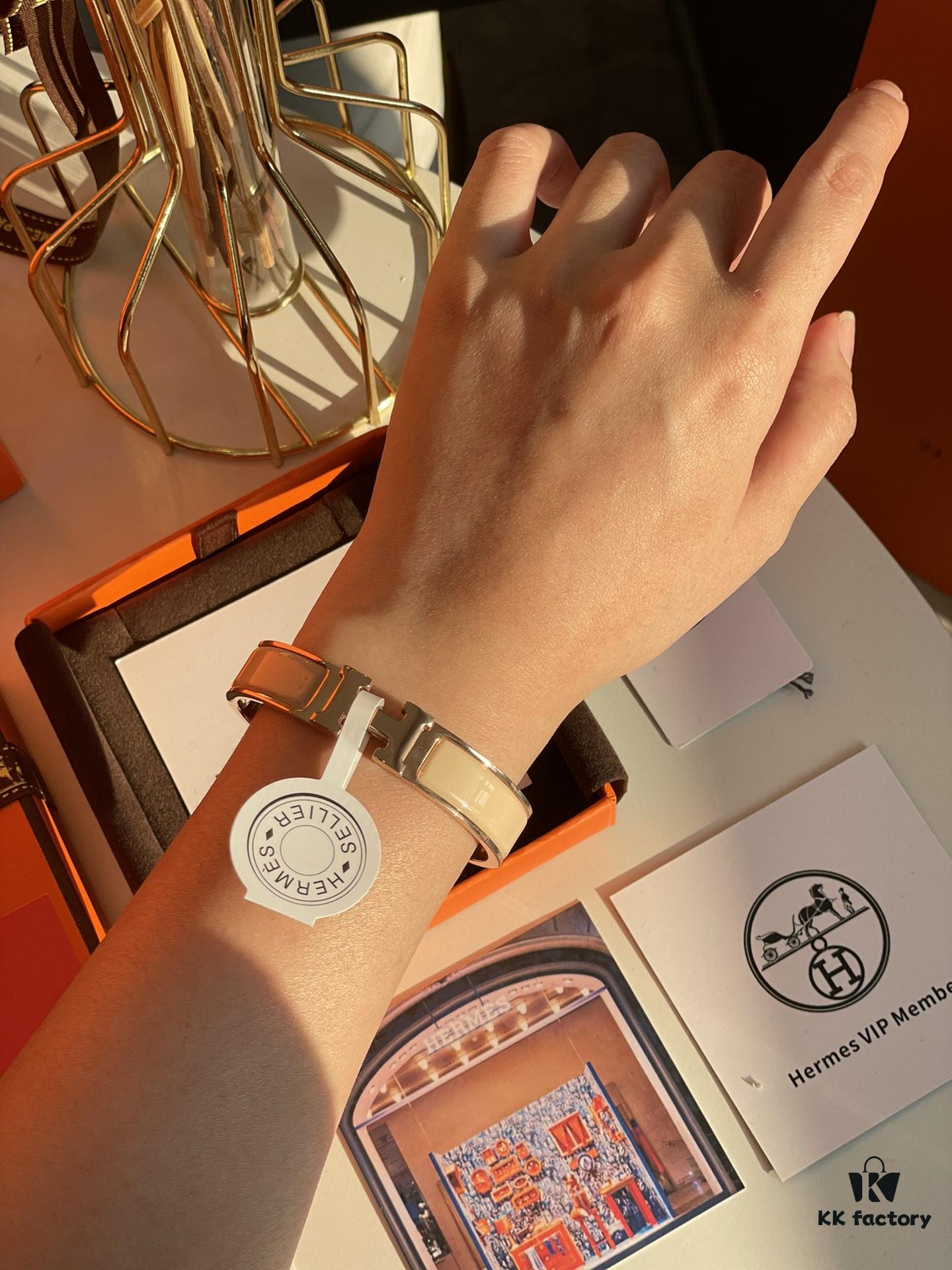 692fc9cc99f2d84055c891ac Hermes Overseas Membership Points Gift | Pop H Collection ✨ Rose Gold Milk Tea Color Bracelet