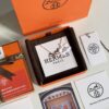 Hermes Overseas Points Member Gift | Pop H Collection ✨ Rose Gold Malted Milk White [Mini Size] Classic H Closure, Timeless Design 🥰 Clear Engraving at Bottom, Exquisite Craftsmanship, Complete Set with Identity Strap, Points Card, Tags, and Full Packaging