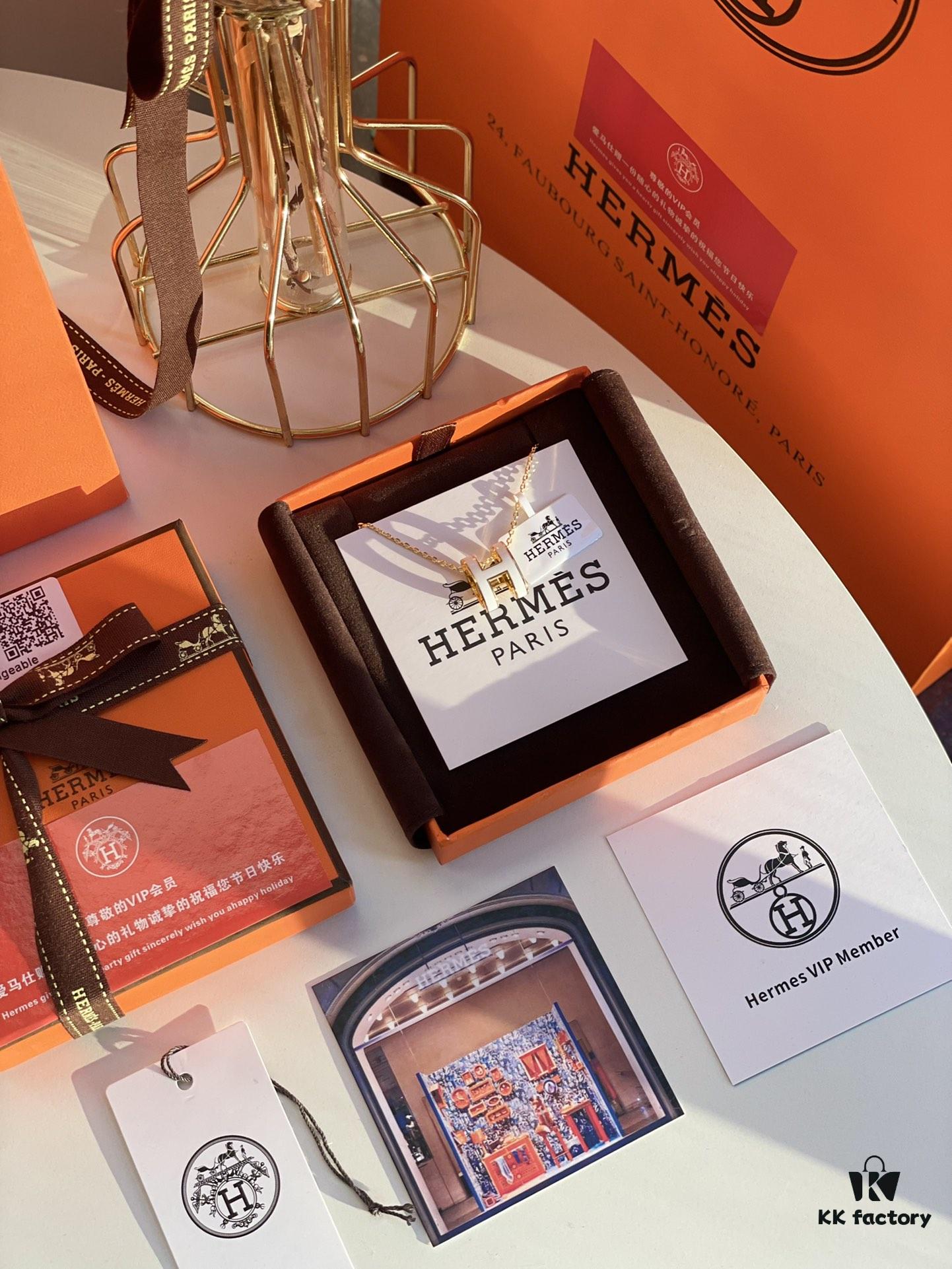 692fc9f799f2d84055c891dc Hermes Overseas Points Member Gift HERMES | Pop H Collection ✨ Classic H Buckle, Timeless Design 🥰 Clear Engraving at Bottom, Gold Milkshake White, Identity Strap, Points Card, Tags, Full Packaging