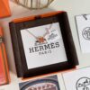 Hermes Overseas Points Member Gift Hermes | Pop H Series ✨ Rose Gold Hermès Orange [Mini Size] Classic H Closure, Timeless Style 🥰 Clear Engraving at Bottom, Exquisite Craftsmanship Complete Set with Identity Strap, Points Card, Labels and Original Packaging