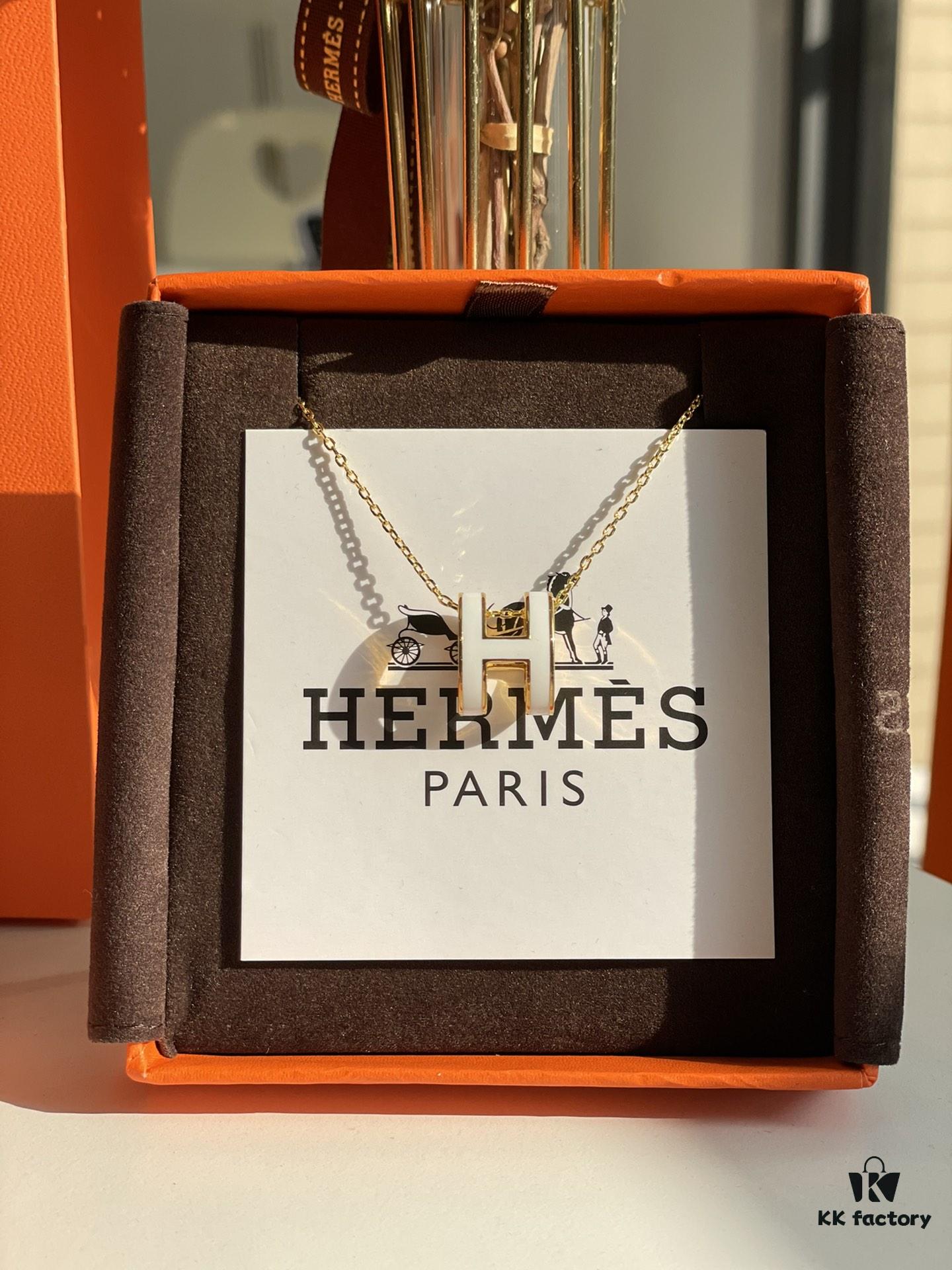 692fc9fa99f2d84055c891e0 Hermes Overseas Points Member Gift HERMES | Pop H Collection ✨ Classic H Buckle, Timeless Design 🥰 Clear Engraving at Bottom, Gold Milkshake White, Identity Strap, Points Card, Tags, Full Packaging