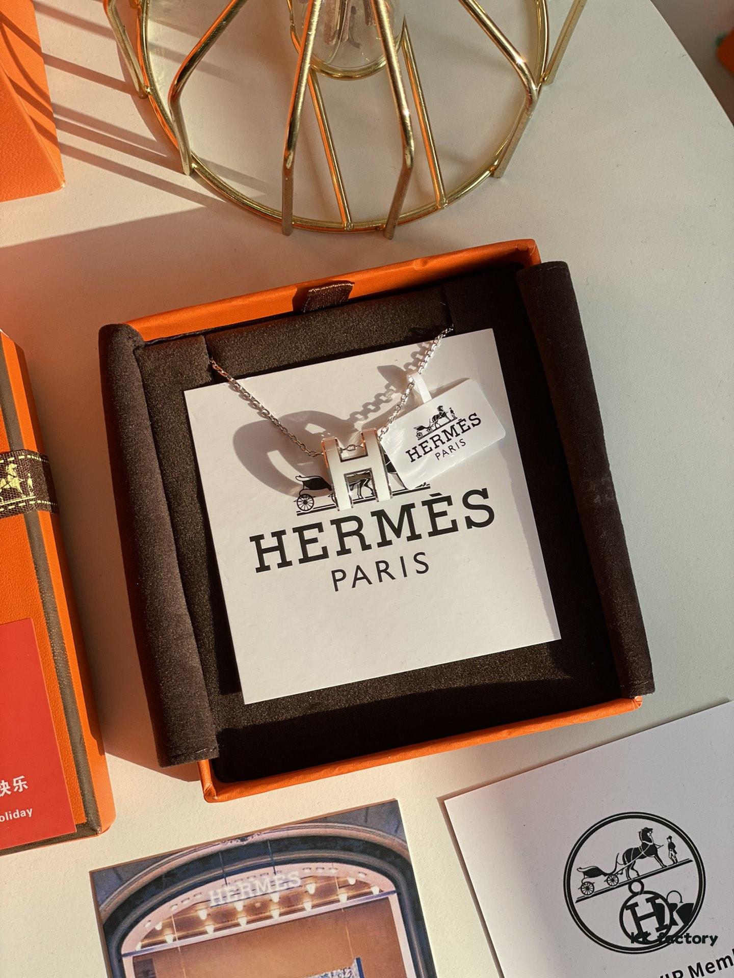 692fc9ff99f2d84055c891e4 Hermes Overseas Points Member Gift HERMES | Pop H Collection ✨ Classic H Buckle, Timeless Design 🥰 Clear Engraving at Bottom, Platinum Milkshake White, Identity Strap, Points Card, Tags, Full Packaging