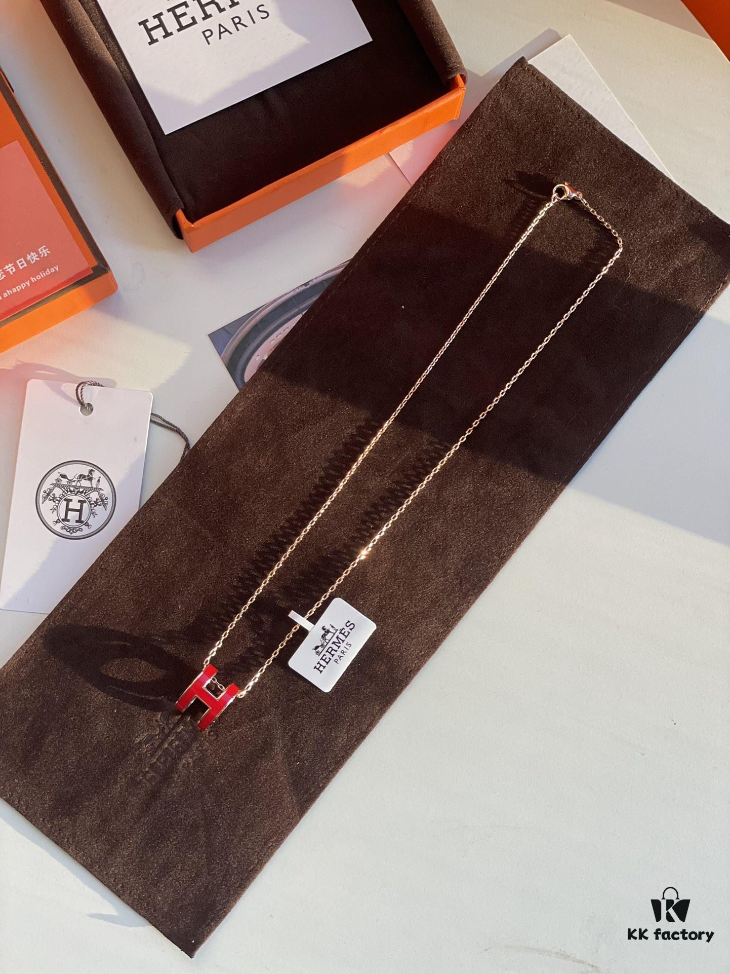 692fca0d99f2d84055c891f3 Hermes Overseas Points Member Gift HERMES | Pop H Collection ✨ Classic H Buckle, Timeless Design 🥰 Clear Engraving at Bottom, Rose Gold with Festive Red Color, Identity Strap, Points Card, Tags, Full Packaging