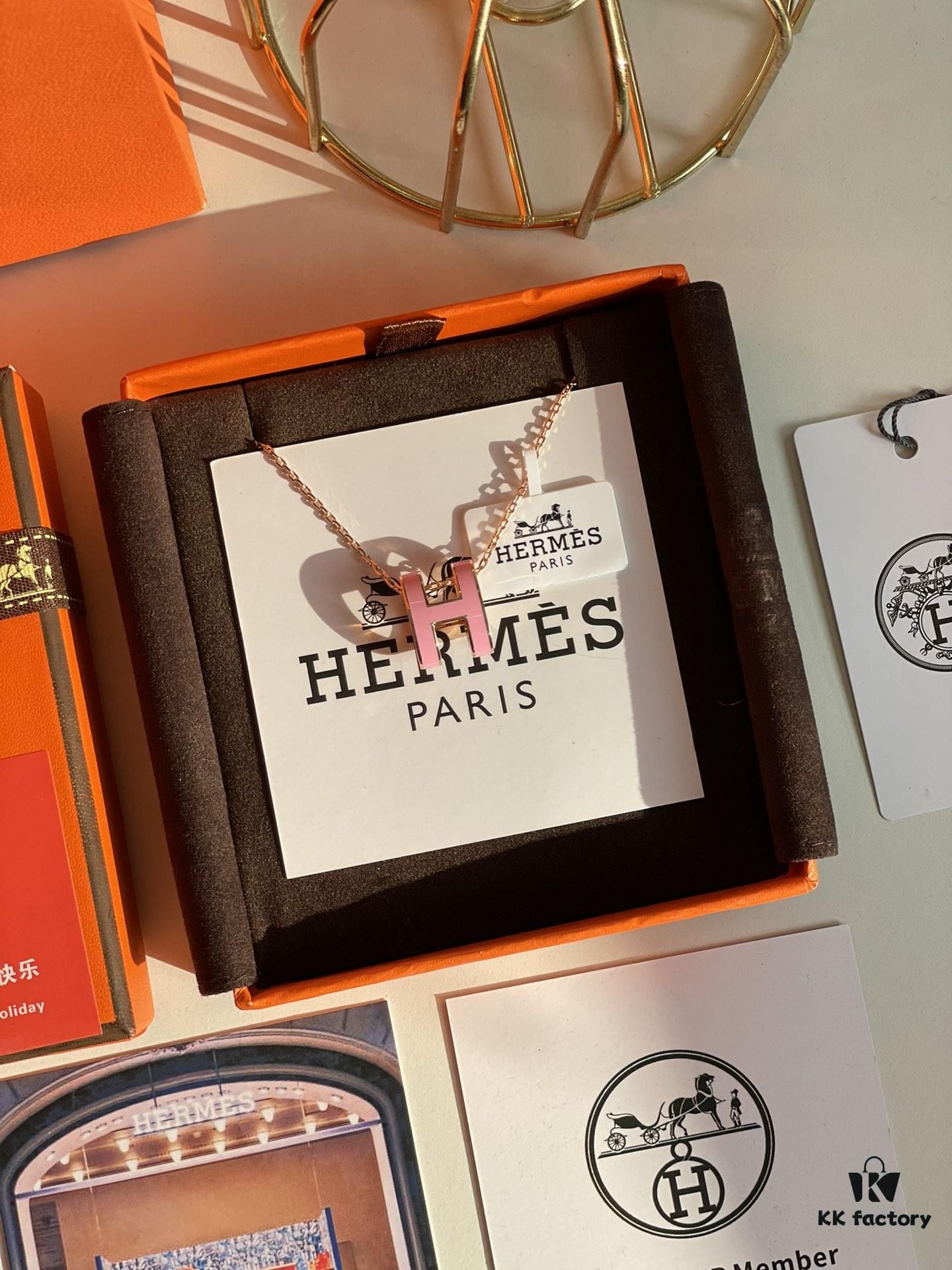 692fca1399f2d84055c891f9 Hermes Overseas Points Member Gift HERMES | Pop H Collection ✨ Classic H Buckle, Timeless Design 🥰 Clear Engraving at Bottom, Rose Gold Pink Tone, Identity Strap, Points Card, Tags, Complete Packaging