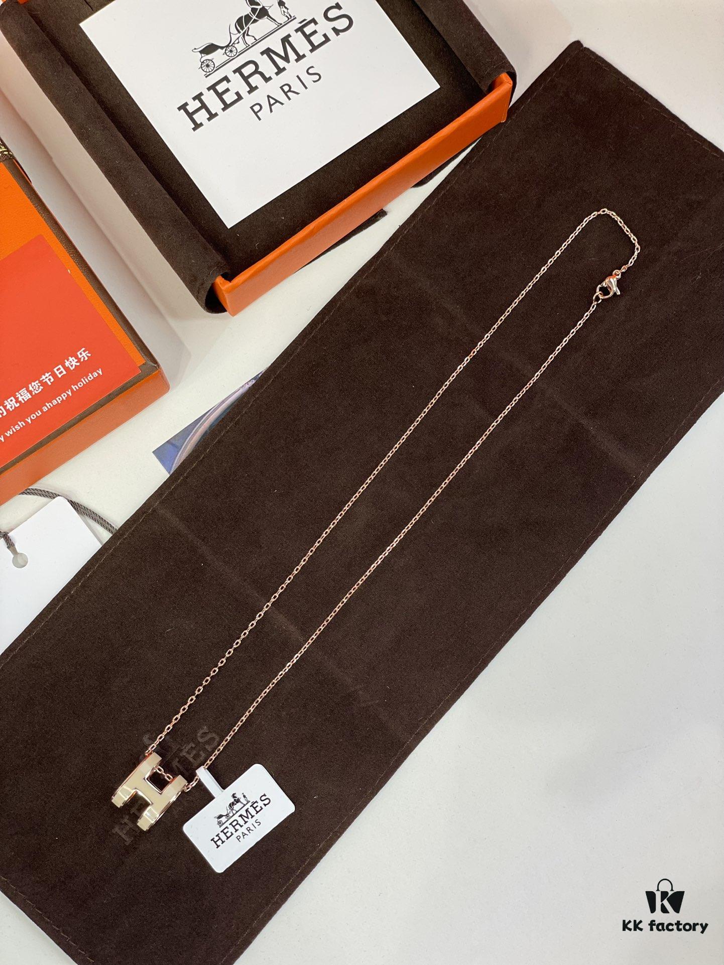 692fca1e99f2d84055c8920c Hermes Overseas Points Member Gift HERMES | Pop H Collection ✨ Classic H Buckle, Timeless Design 🥰 Clear Engraving at Bottom, Rose Gold Beige Color with Identity Strap, Points Card, Label, and Full Packaging