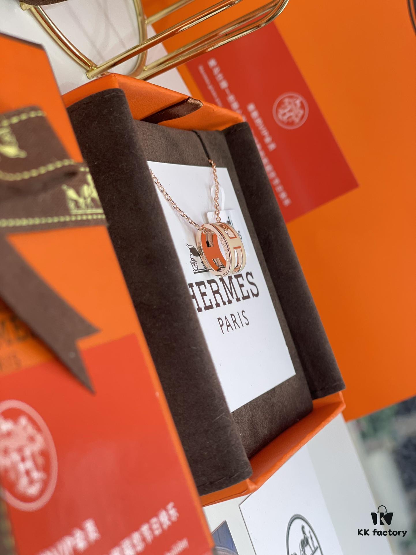 692fca1f99f2d84055c8920d Hermes Overseas Points Member Gift HERMES | Pop H Collection ✨ Classic H Buckle, Timeless Design 🥰 Clear Engraving at Bottom, Rose Gold Beige Color with Identity Strap, Points Card, Label, and Full Packaging
