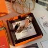692fca2699f2d84055c89217 Hermes Overseas Points Member Gift HERMES | Pop H Collection ✨ Rose Gold Linglang Black Bracelet Classic H Clasp Timeless Design