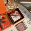 692fca3499f2d84055c89228 Hermes Overseas Points Member Gift | Pop H Collection ✨ Rose Gold Festive Red Bracelet