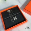 692fca4899f2d84055c89247 New Advanced Precision Edition Hermes Popular H Logo Full Diamond Necklace, High-Carbon Diamonds, 925 Sterling Silver Gold Plated with K-Gold Texture